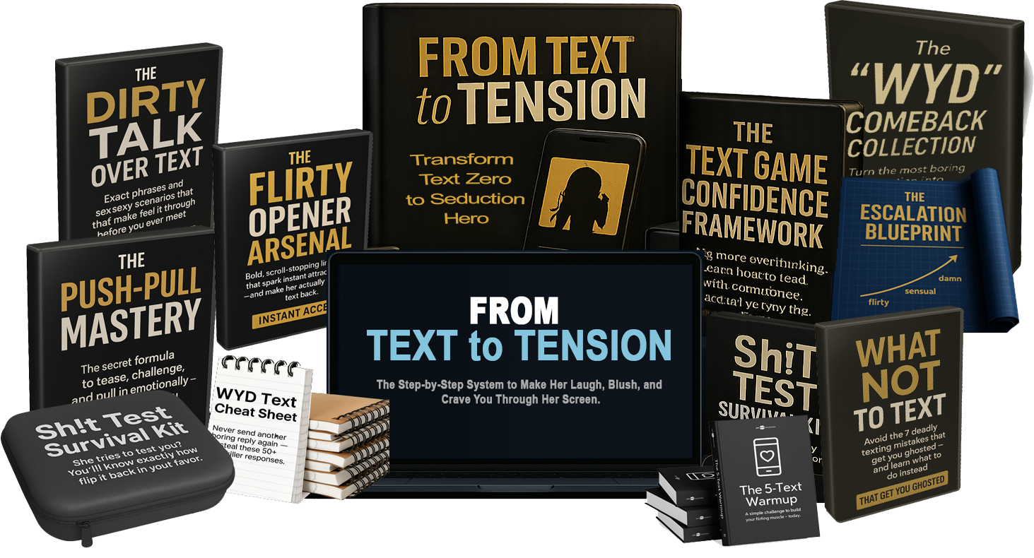 From Text to Tension - The Step-by-Step System to Make Her Laugh, Blush, and Crave You Through Her Screen.
