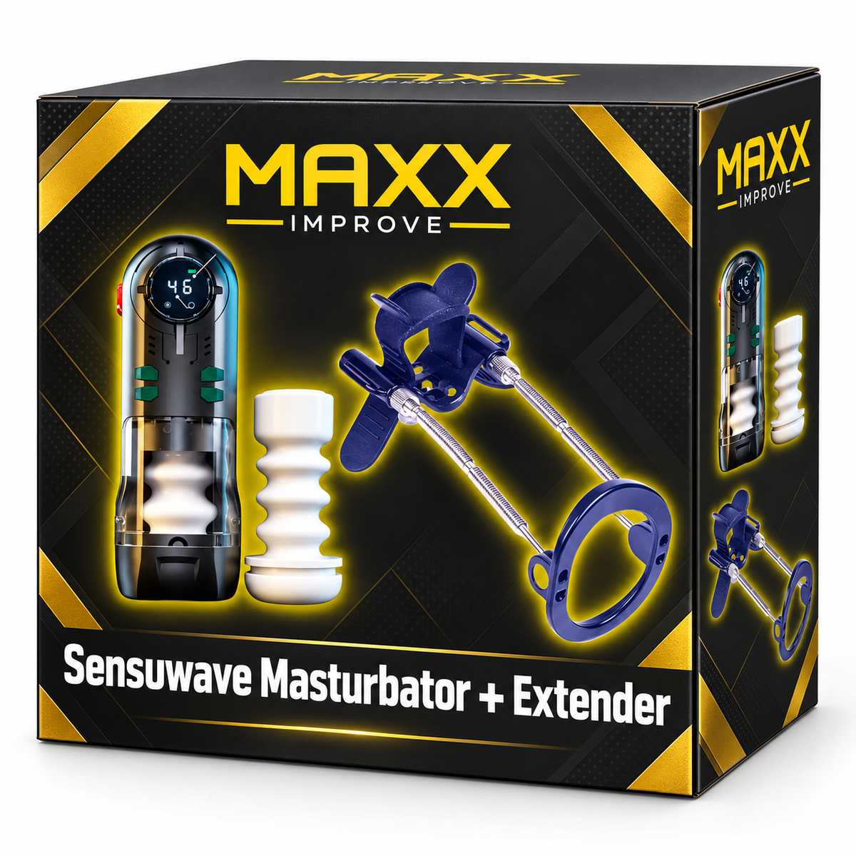 SensuWave Masturbator + Extender