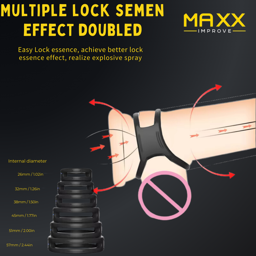 MAXX IMPROVE 6-Pack Cock Rings - Maxx Improve