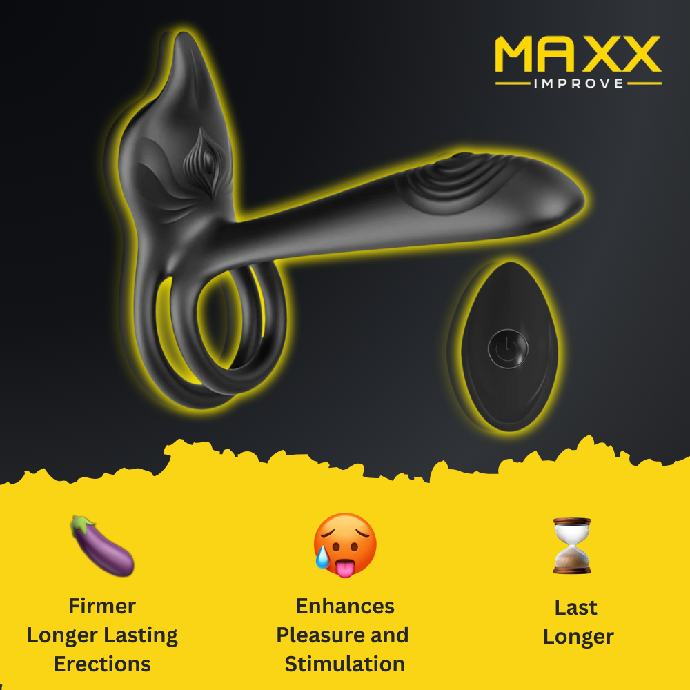 MAXX IMPROVE Double Trouble Vibrating Cock Ring