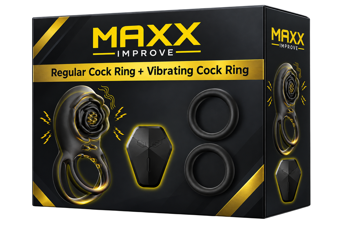 7-Pack Cock Rings + Vibrating Cock Ring