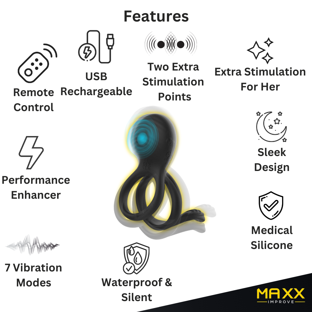 MAXX IMPROVE Fun4You&Me Vibrating Cock Ring