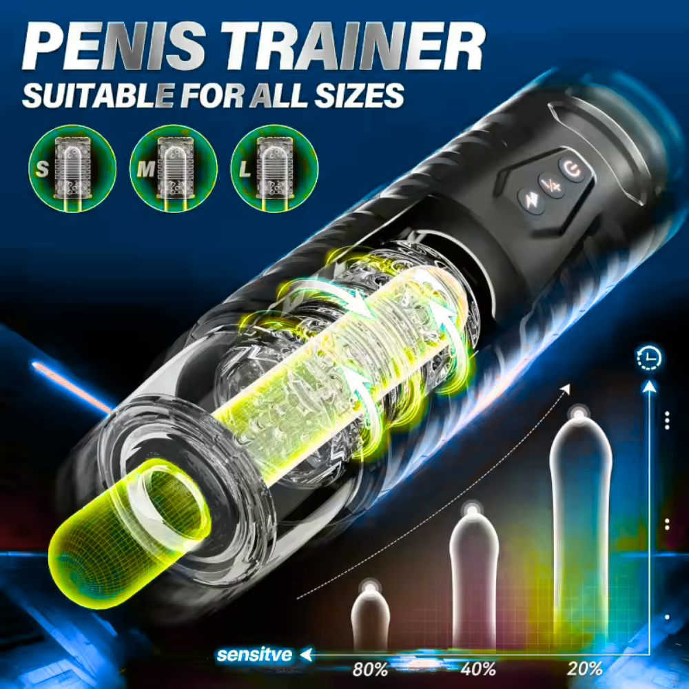 Automatic Masturbator Seven Thrusting Rotating Modes Mastubator Cup Telescopic SexToy Bags Men Adult Toys